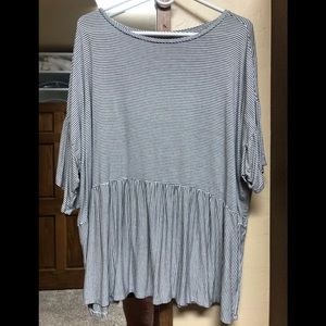 LOFT peplum tee